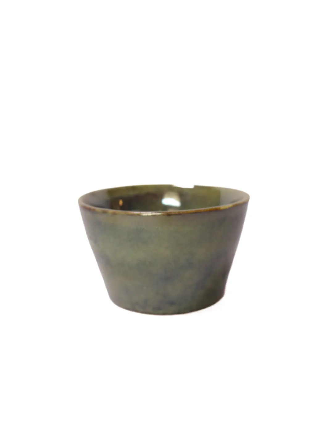 Multi Tone Reactive Glaze Dip Bowl