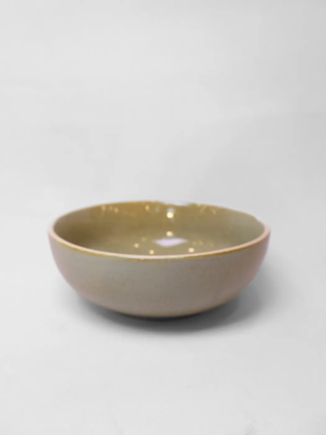 Muted Stone Serving Bowl