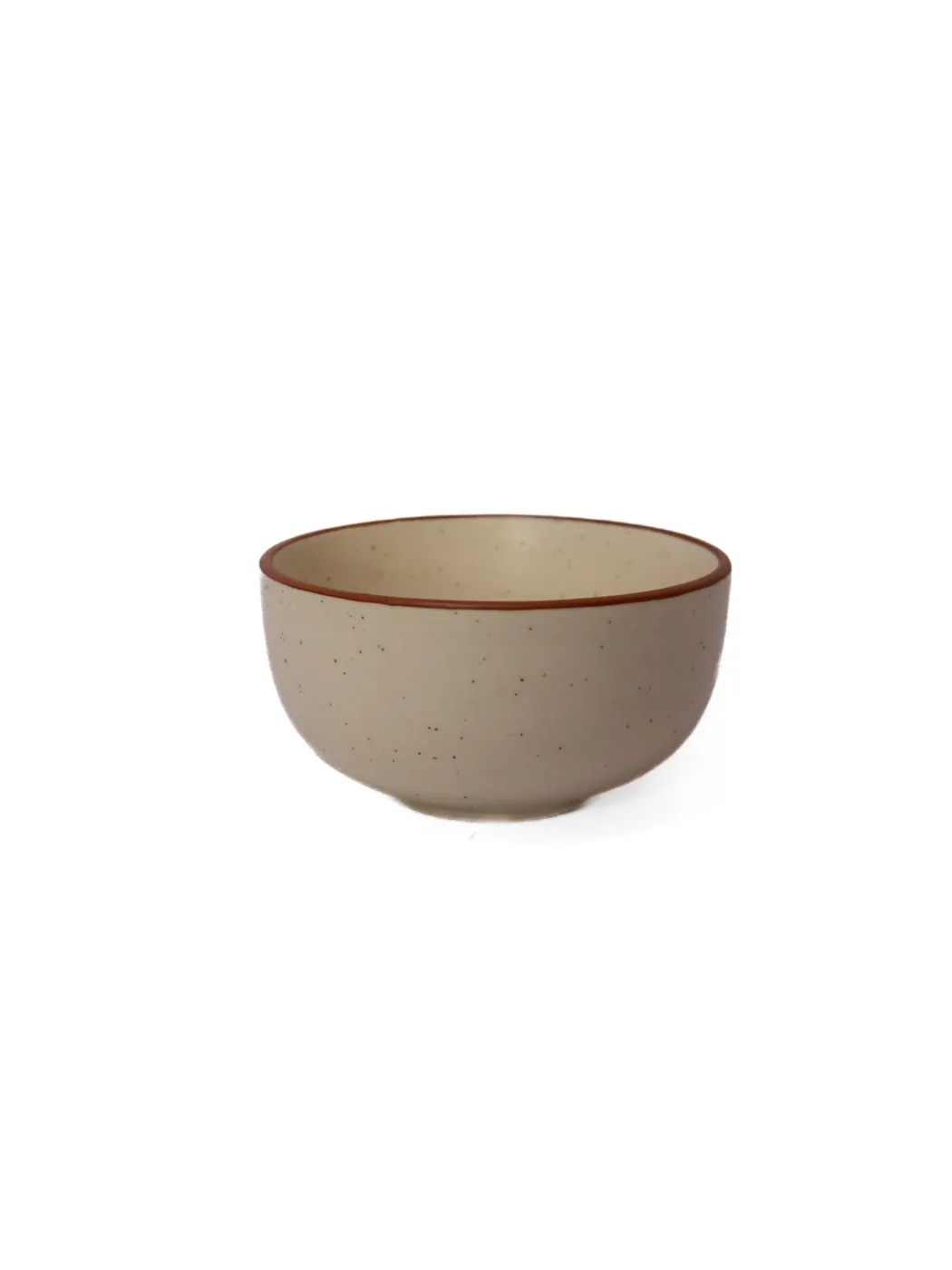 Off White Tiny Dark Speckles Bowl