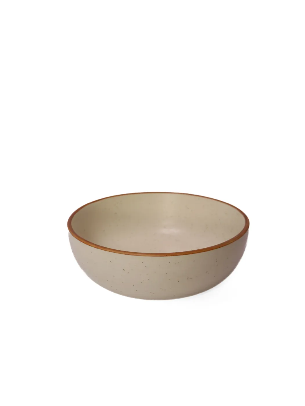 Off White Tiny Dark Speckles Bowl 2