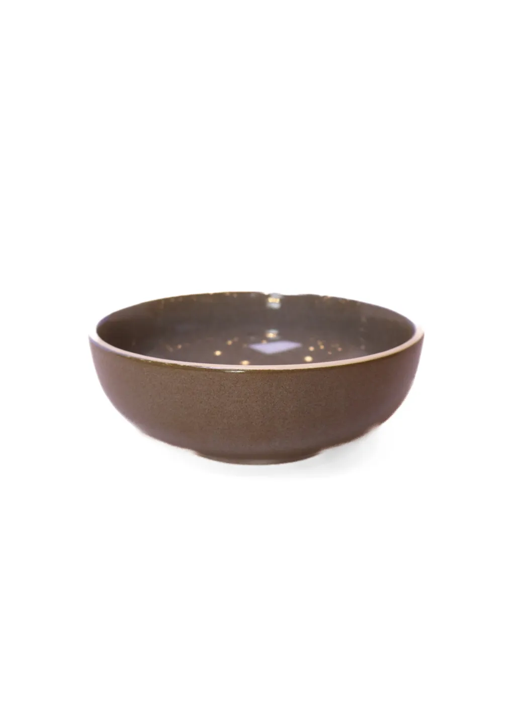 Olive Brown Serving Bowl