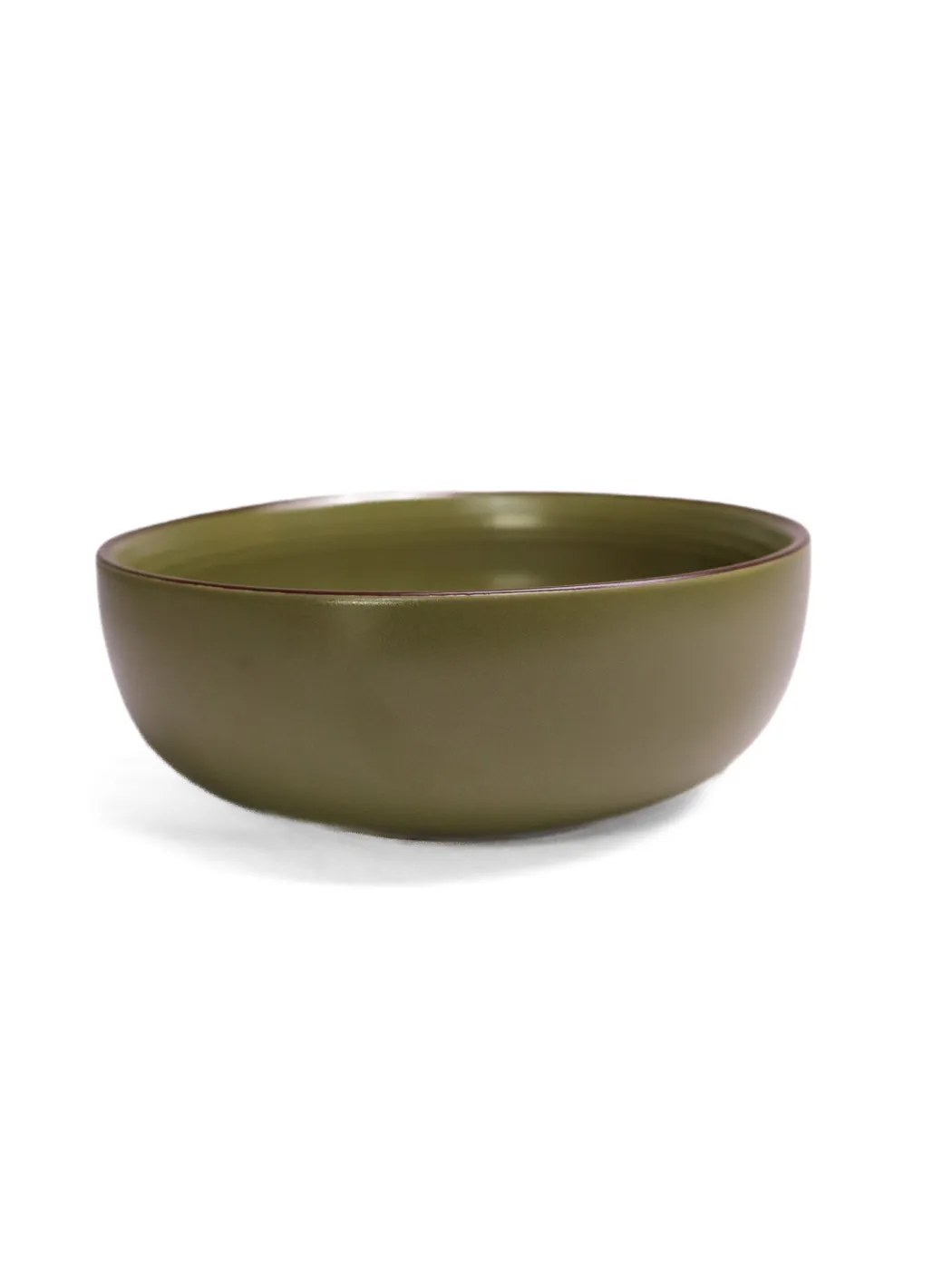 Olive Green Serving Bowl