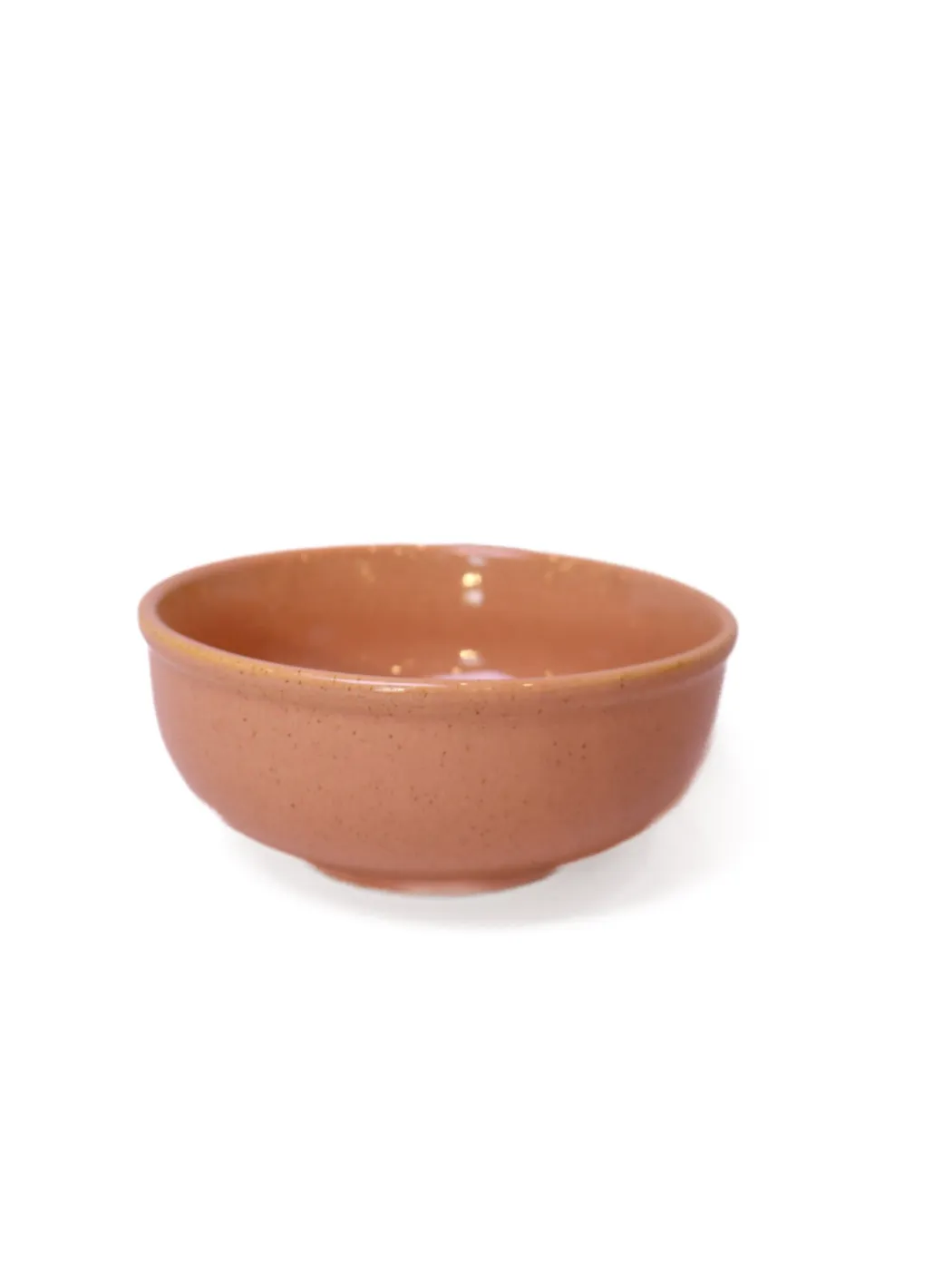 Peach Orange Serving Bowl