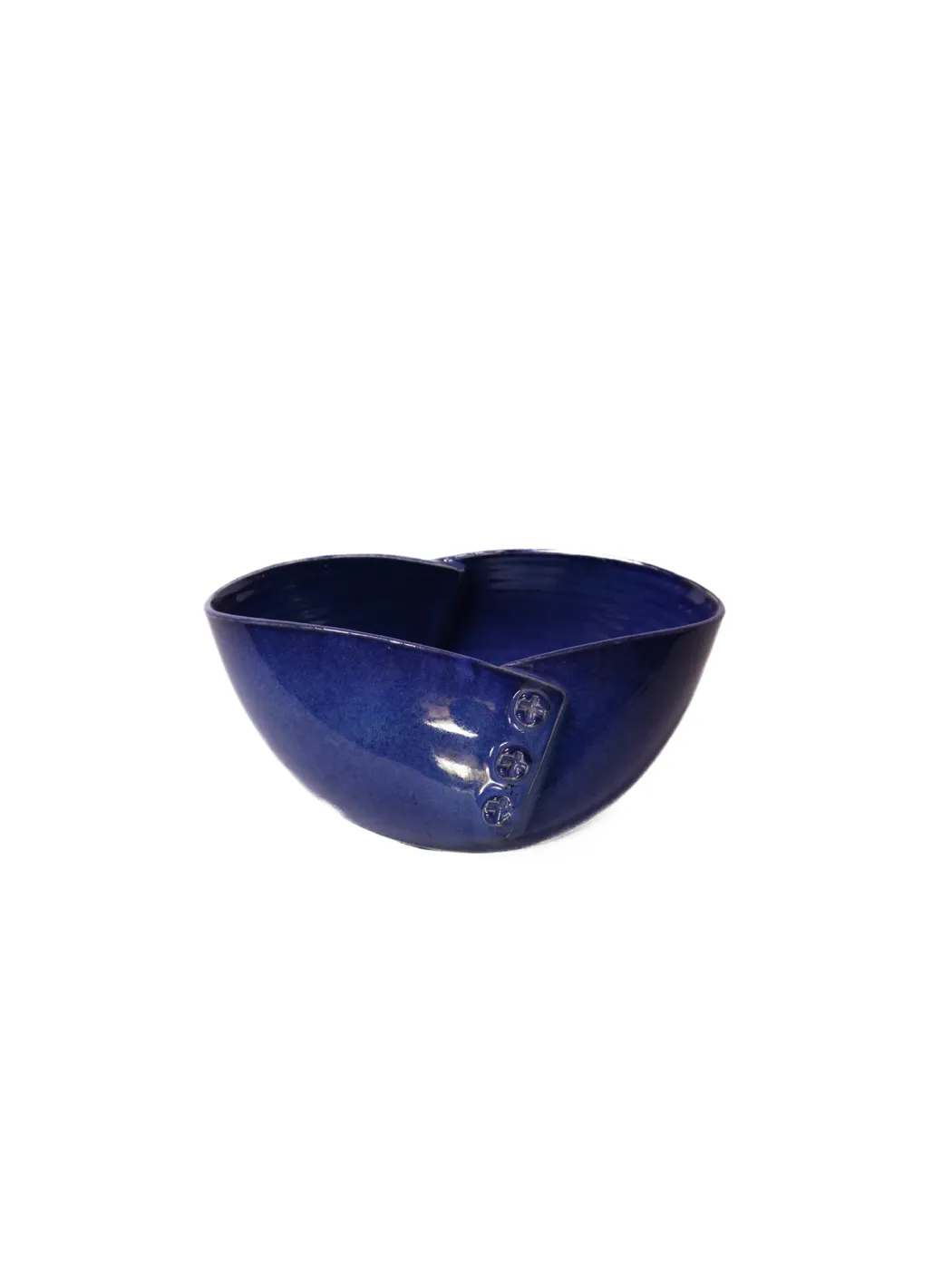 Royal Blue Folded Bowl