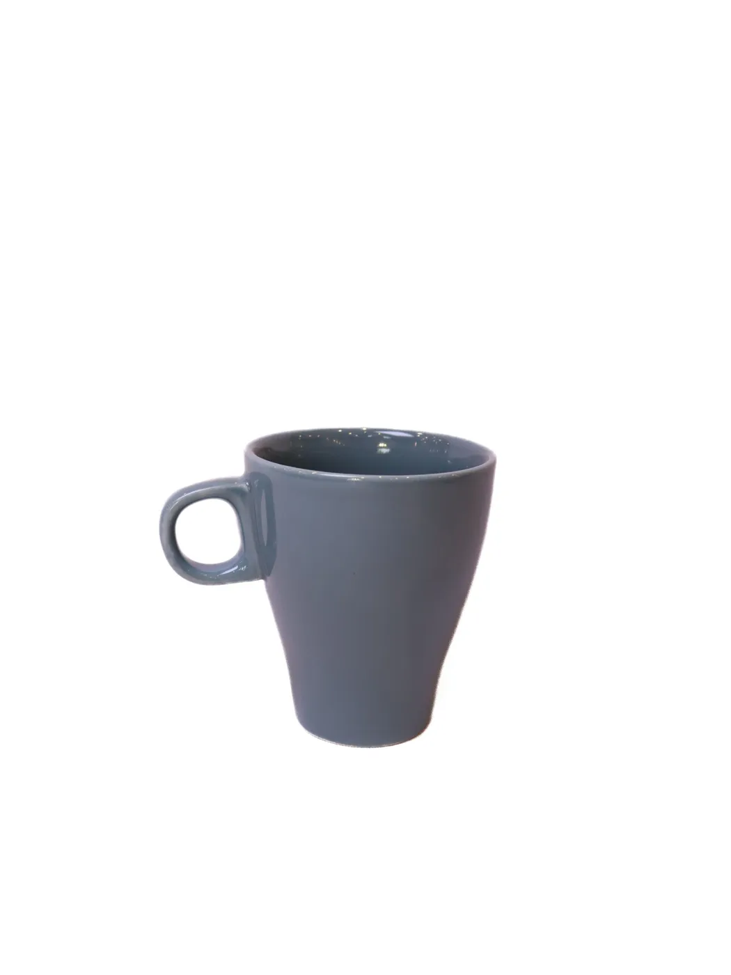 Dusty Blue Loop Handle Mug