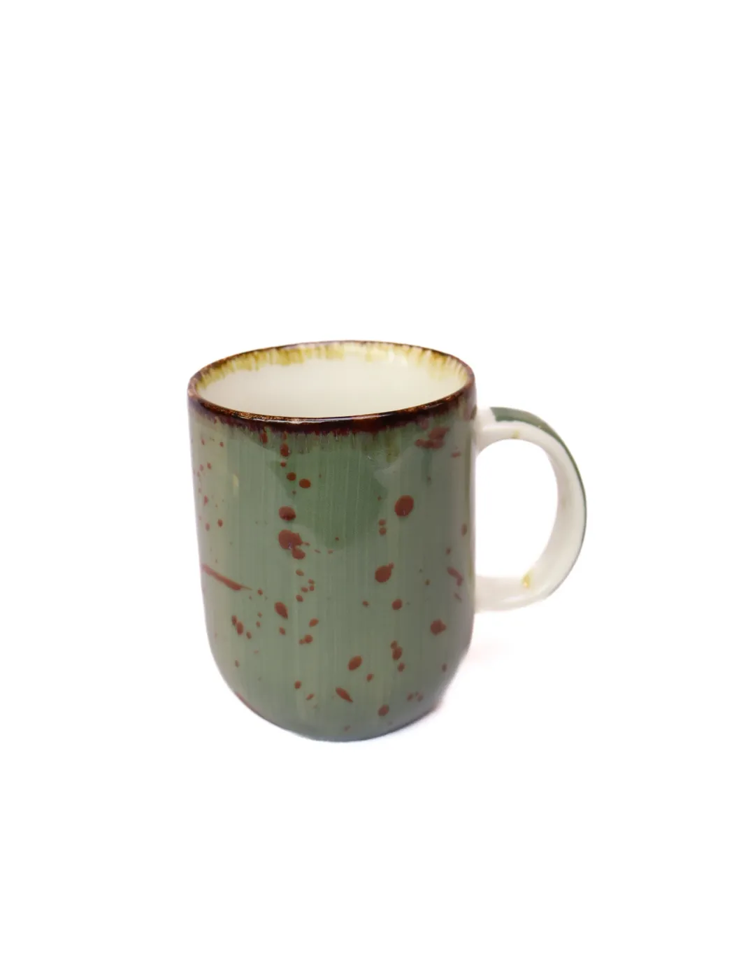Green Speckled Coffee Mug