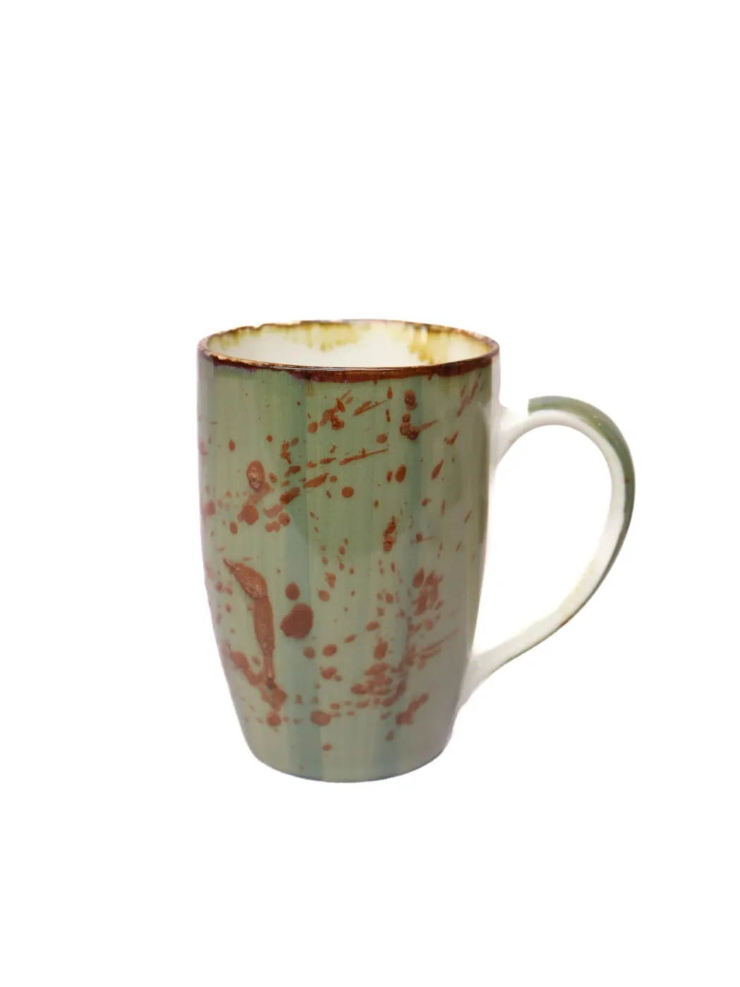 Green Speckled Milk Mug