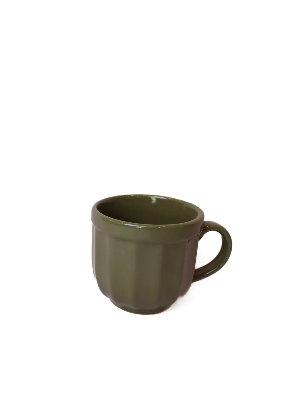 Olive Green Tea Cup