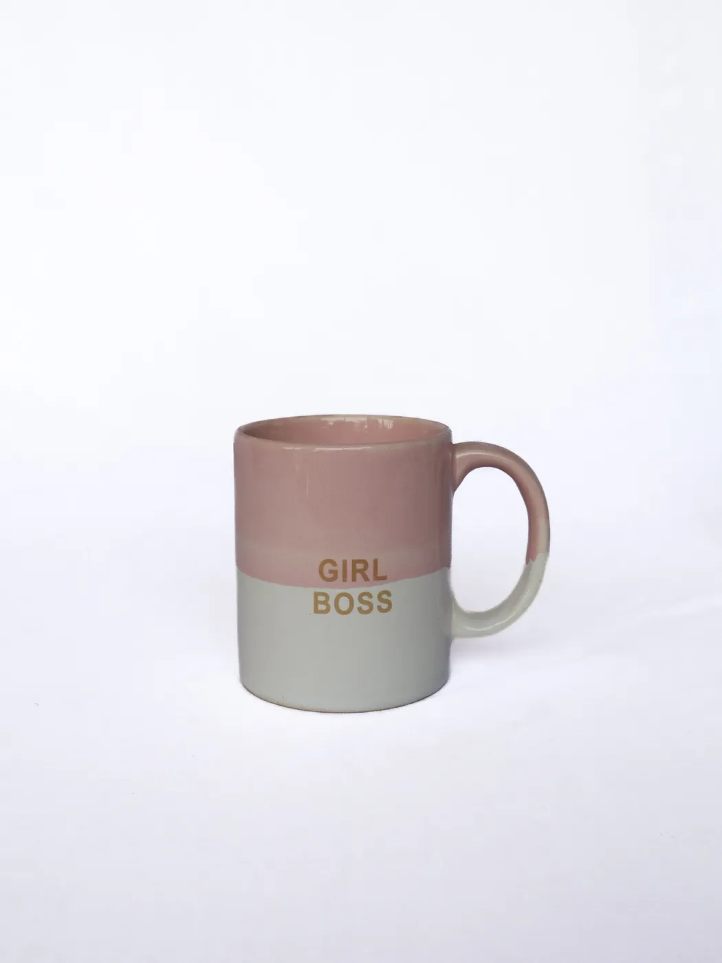 Pink & White Mug
