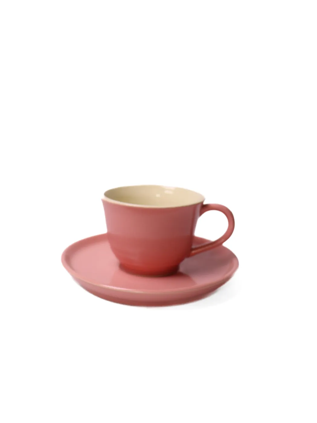 Rose Pink Tea Cup And Saucer