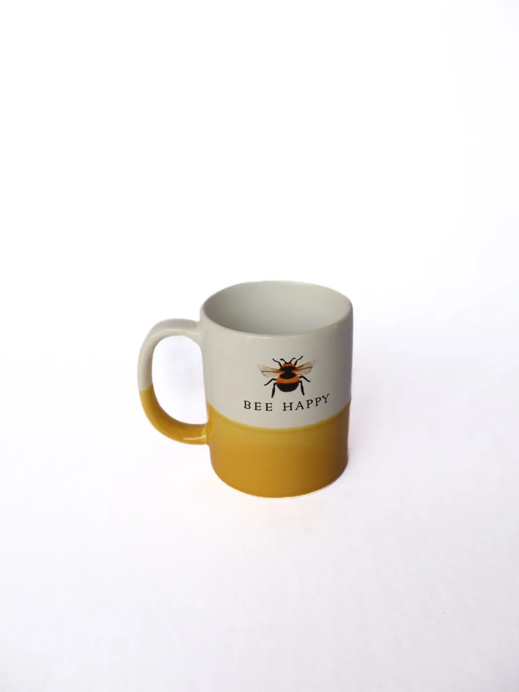 Yellow And White Mug
