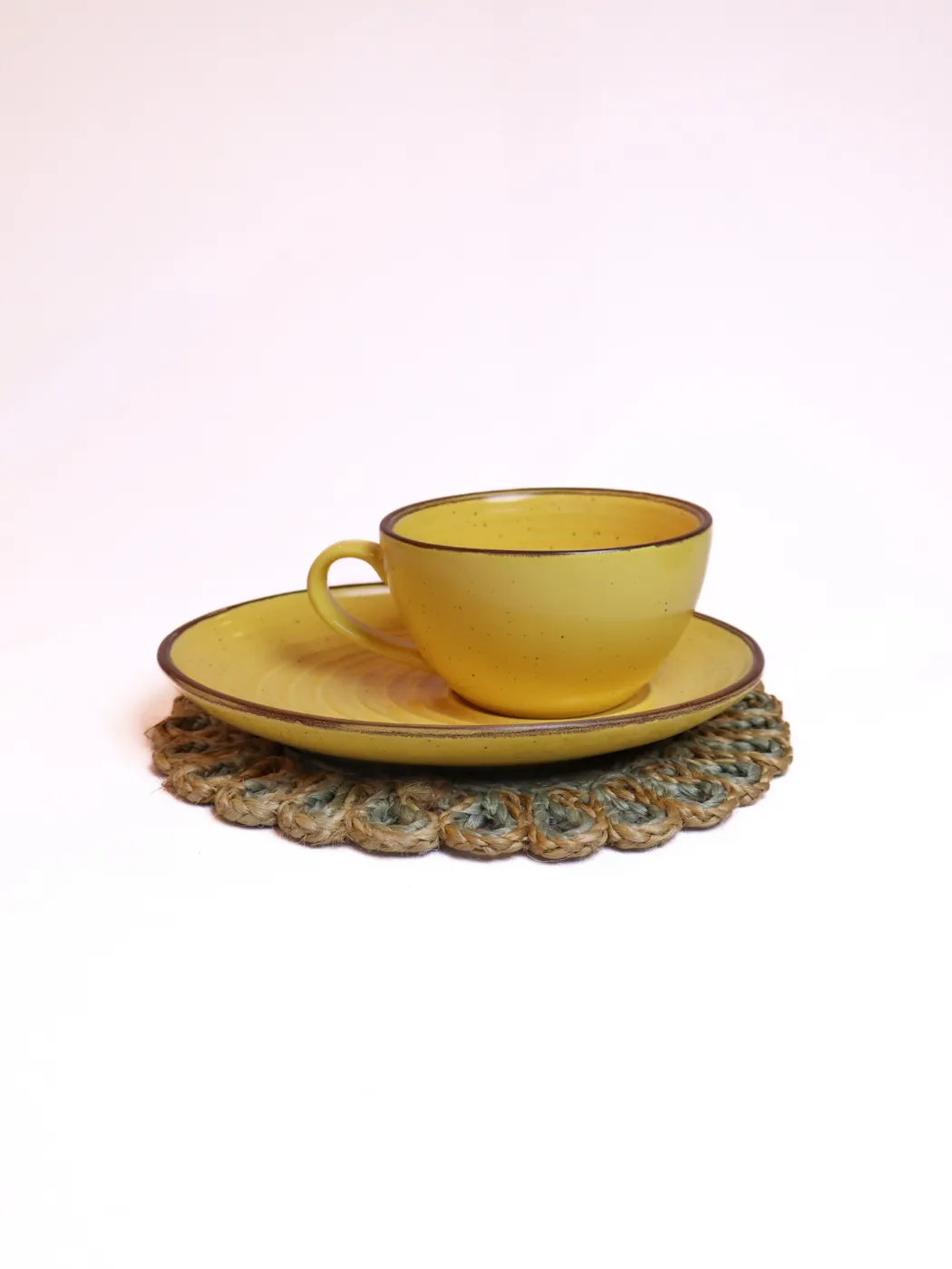 Yellow Cup&saucer Set