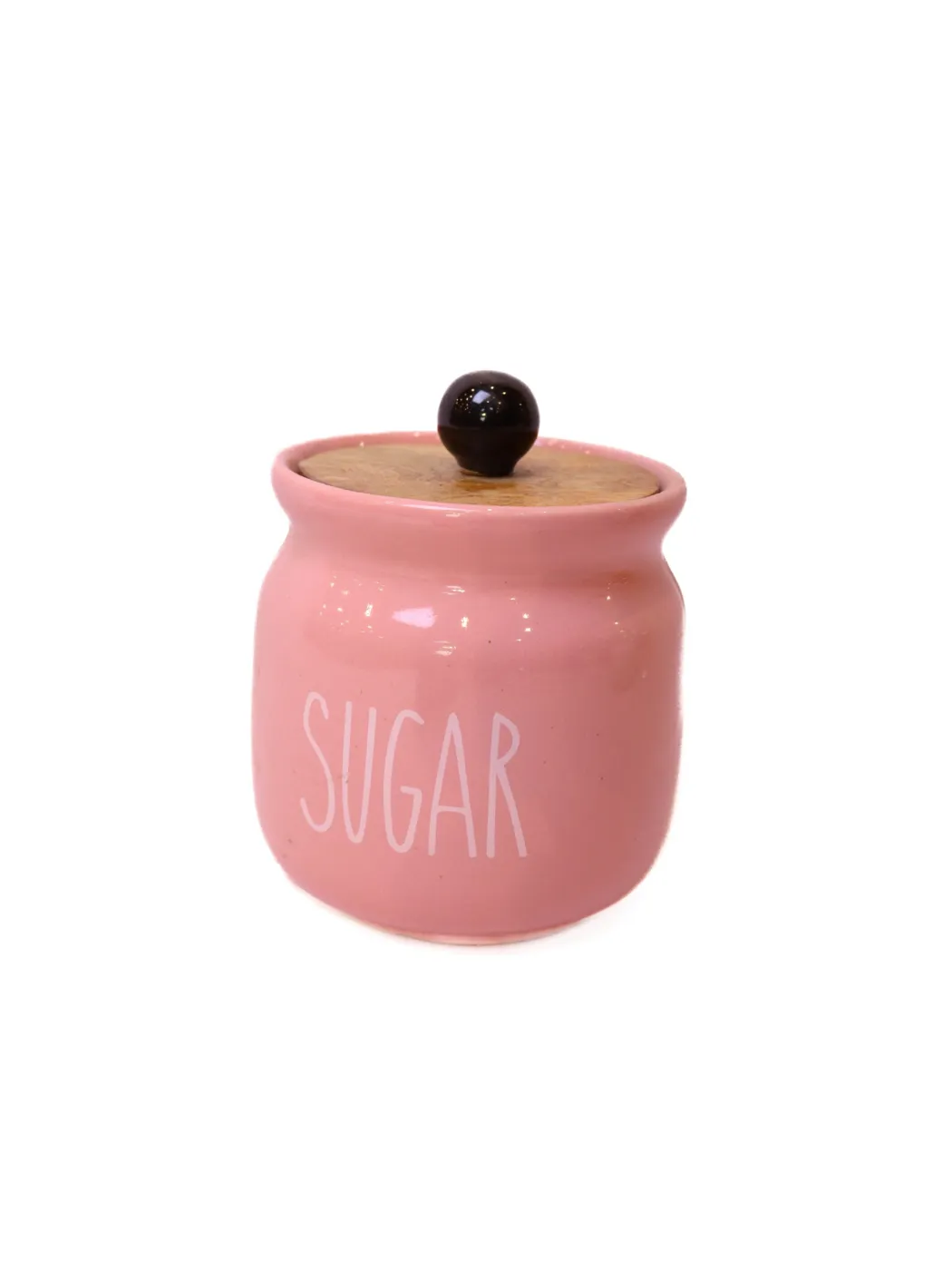 Dusty Rose Sugar Jar