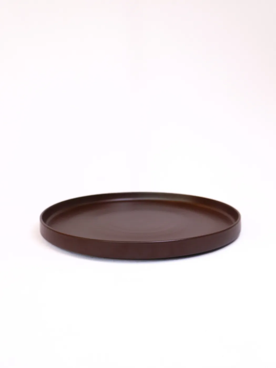 Dark Brown Flat Plate