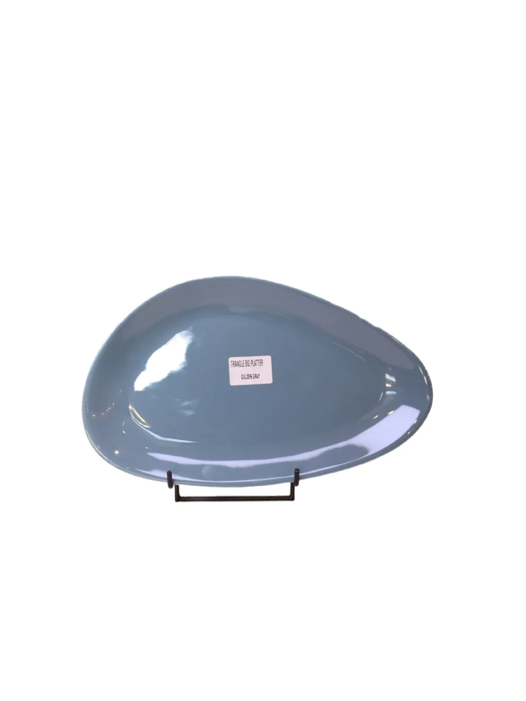 Dusty Blue Oval Platter 2
