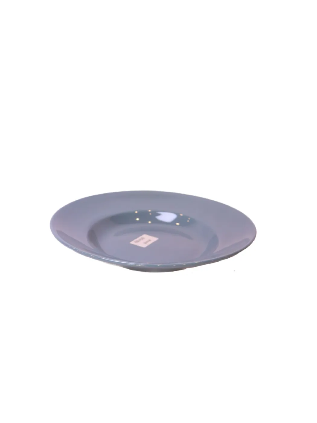 Dusty Ceramic Blue Pasta Plate
