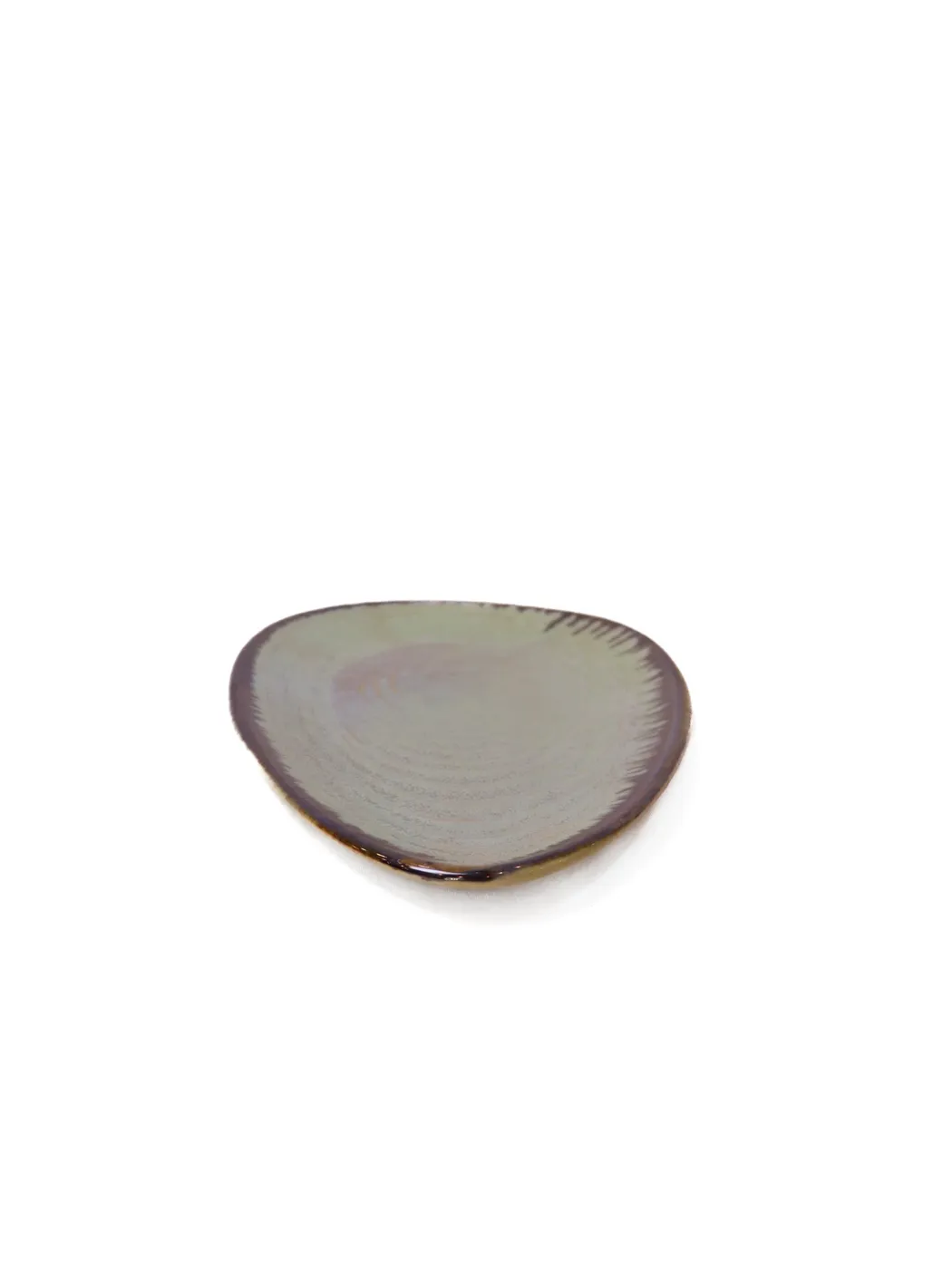 Olive Green Appetizer Plate