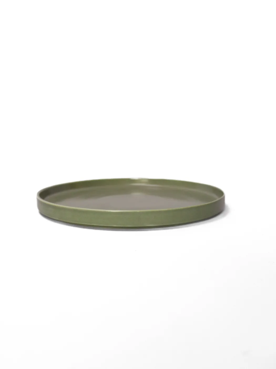 Olive Green Flat Platter 2