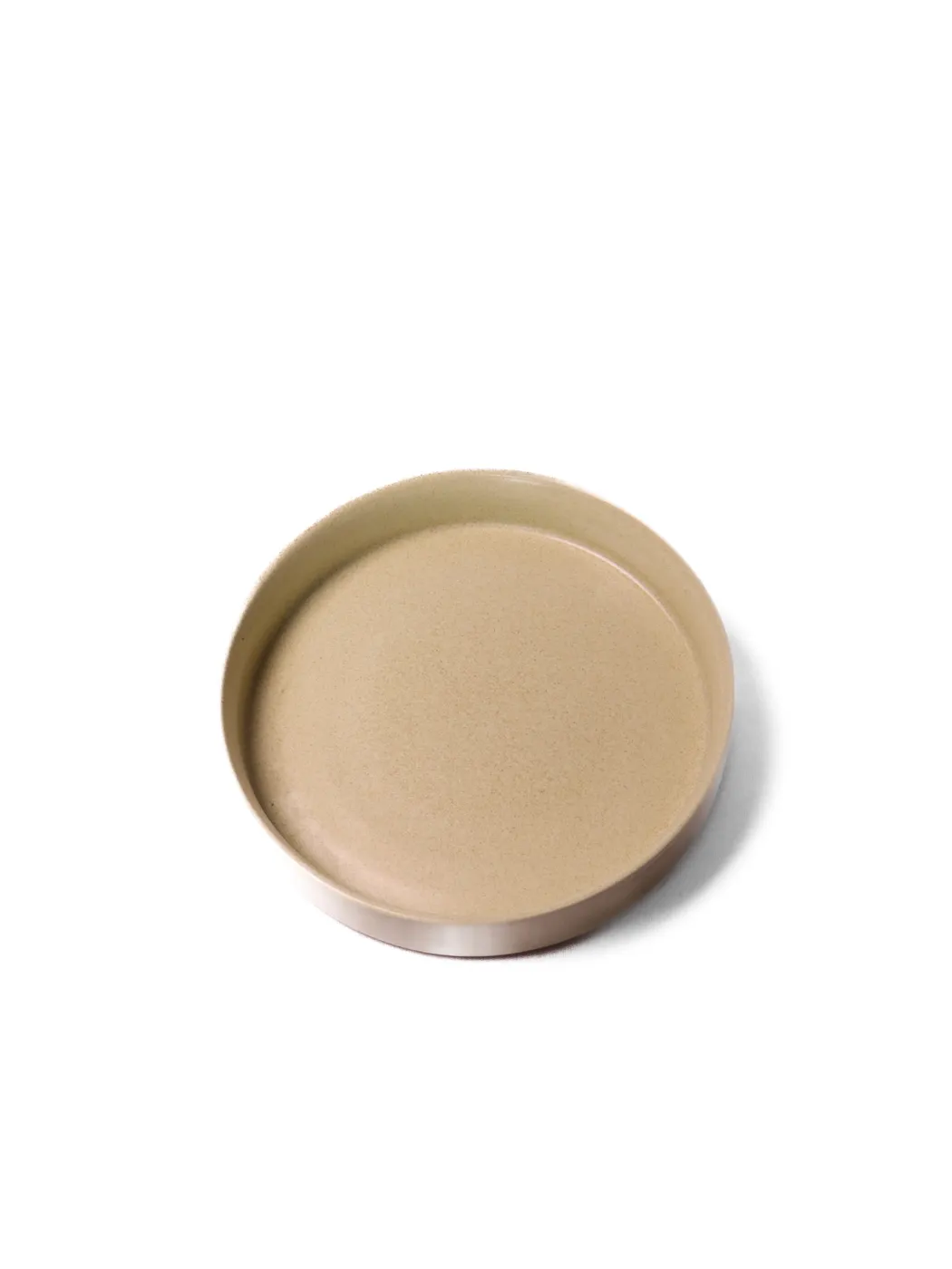 Plain Beige Tray Plate