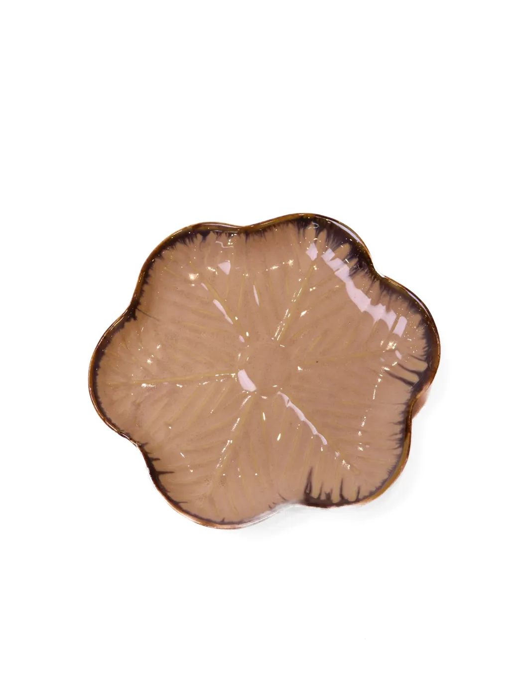 Reactive Claze Flower Plate