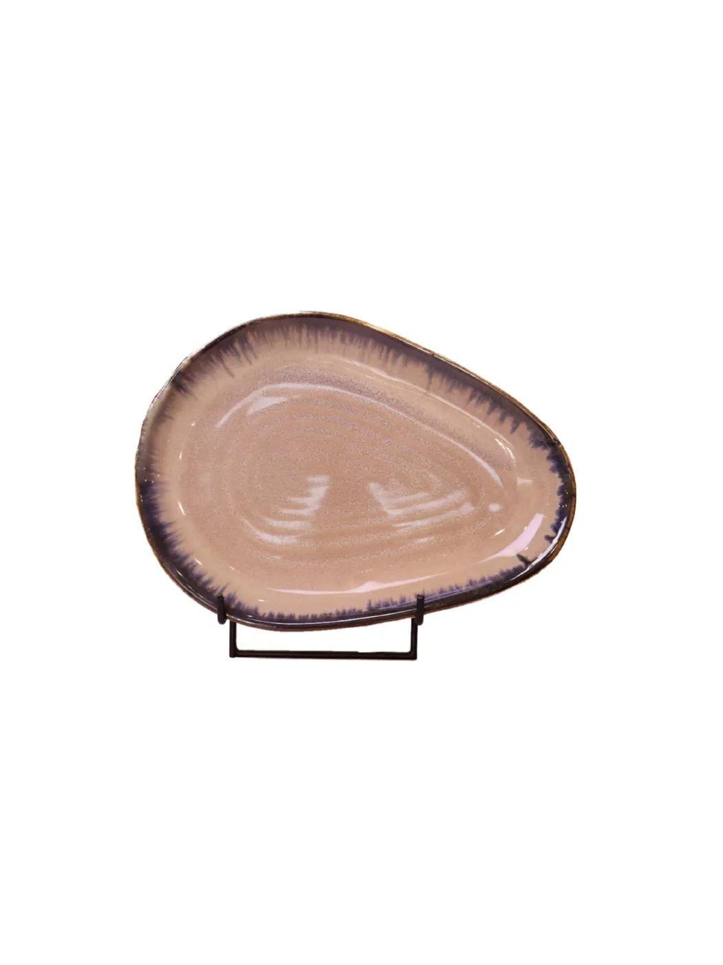 Reactive Glaze Oval Platter