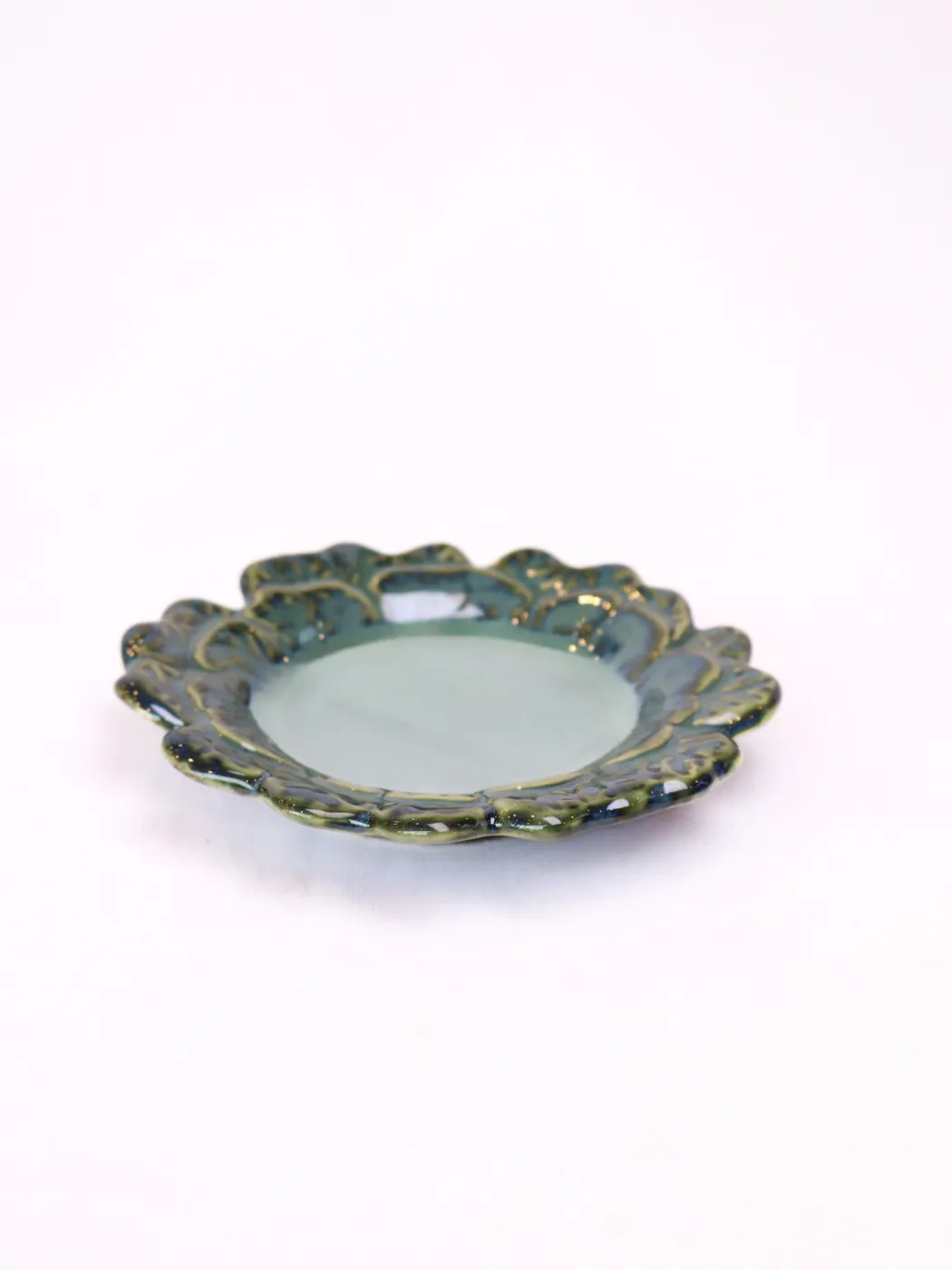 Reactive Glaze Snack Plate