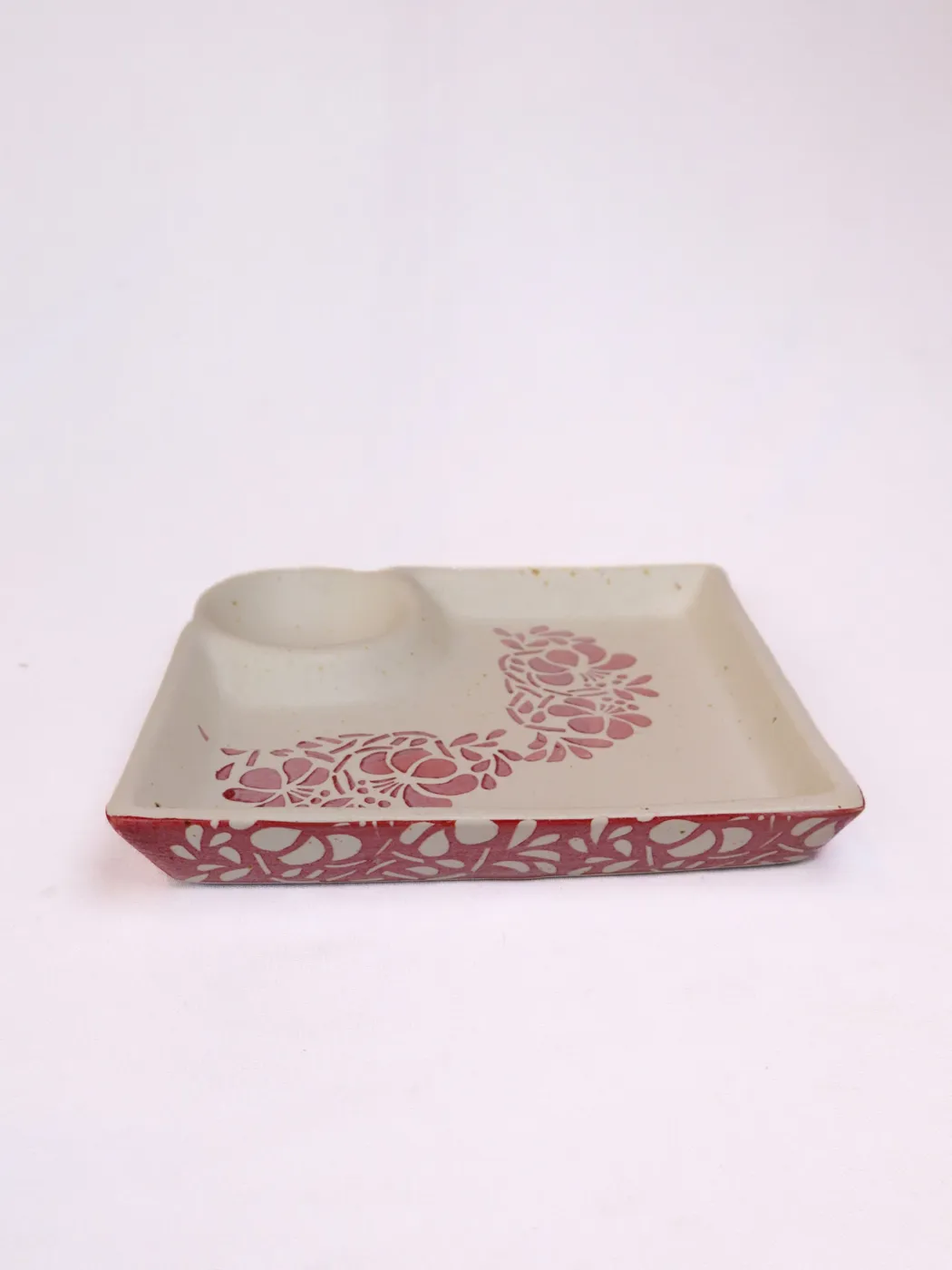 Red White Tray